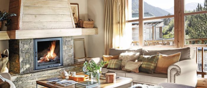 Detalles rústicos: decoración hogareña con madera, piedra y texturas naturales