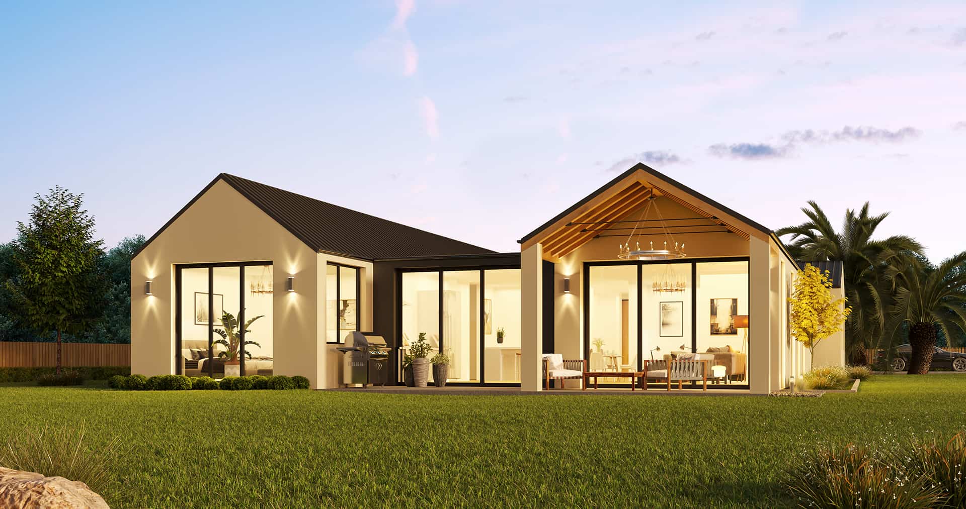 Casa en Beachwood – Elegante hogar moderno en venta con vistas al mar y diseño contemporáneo