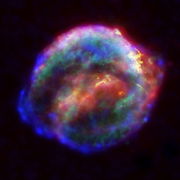 Impactante imagen de supernova: explosión estelar, colores vivos y ciencia espacial