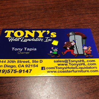 Tony’s Hotel Liquidators – Descuentos y ofertas en liquidación de hoteles